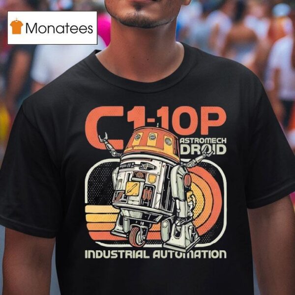 C P Astromech Droid Industrial Automation T Shirt