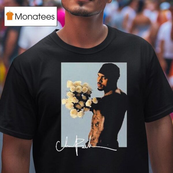 Chris Brown Flower T Shirt
