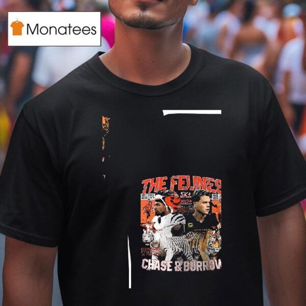 Cincinnati Bengals Ja Marr Chase And Joe Burrow The Felines Beware It S The Best Duo In The Nfl Graphic T Shirt