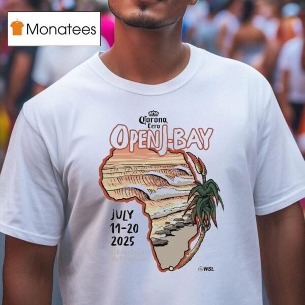 Corona Cero One J Bay Jeffreys Bay South Africa Wsl T Shirt