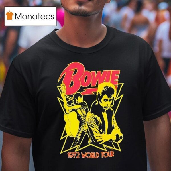 David Bowie World Tour Vintage T Shirs T Shirt
