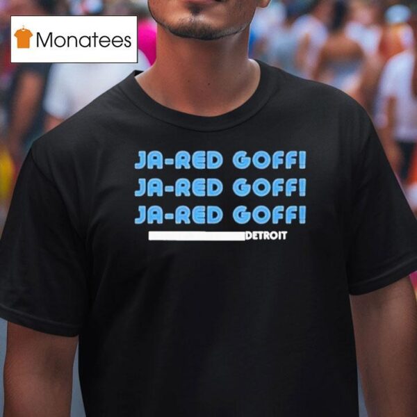Detroit Lions Ja Red Goff T Shirt