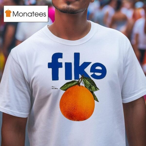 Dominic Fike Orange All Natural T Shirt