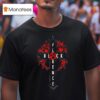 Florence Black Cross T Shirt