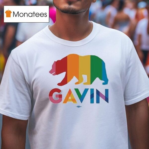Governor Gavin Newsom Pride Bear T Shirt