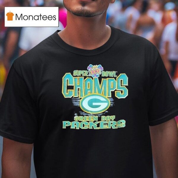 Green Bay Packers Super Bowl Xxxii Champs Vintage T Shirt