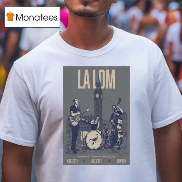 La Lom August Jazz Cafe London T Shirt