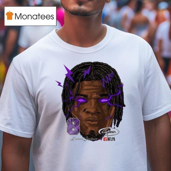Lamar Jackson Fat Head Nflpa Planet Euphoria T Shirt