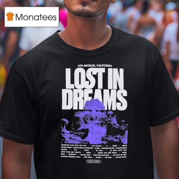 Lost In Dreams Utopia Los Angeles California T Shirt
