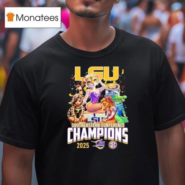 Lsu Tigers Southeastern Conference Champions T Shirt