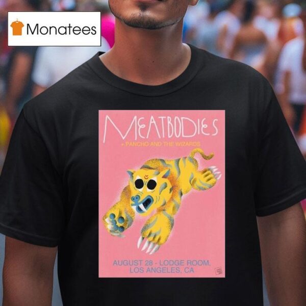 Meatbodies Lodge Room In Los Angeles Ca T Shirt