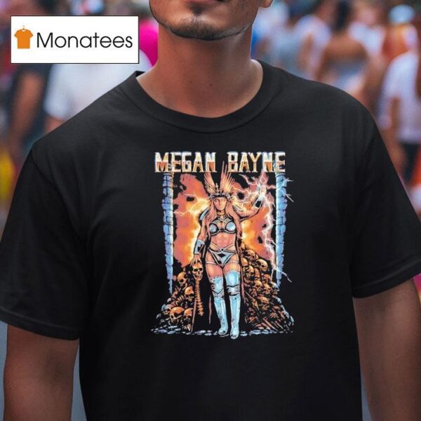 Megan Bayne Skulls Lightning T Shirt