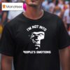 Mister Terrific I M Not Into People S Emotions T Shirt