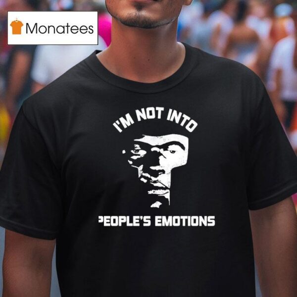 Mister Terrific I M Not Into People S Emotions T Shirt