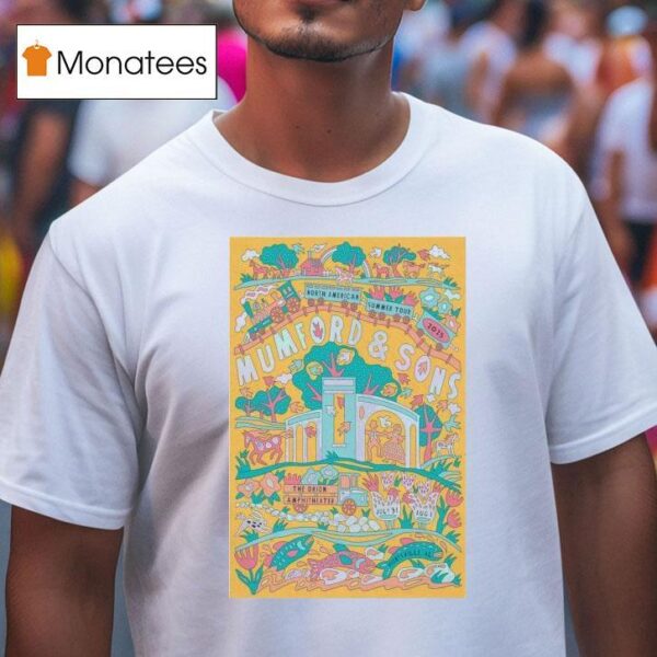 Mumford Sons North American Summer Tour T Shirt