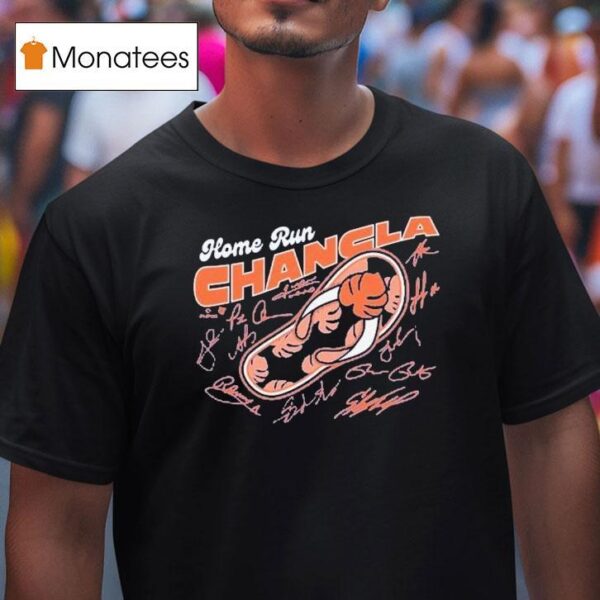 New York Mets Home Run Chanca Signatures T Shirt