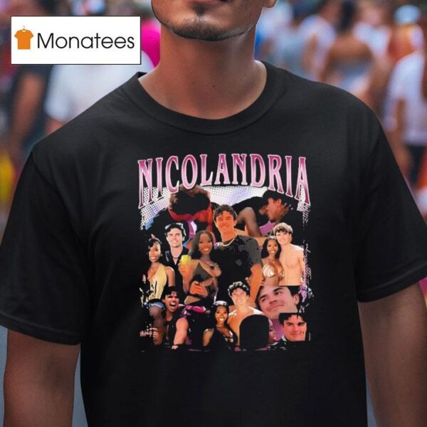 Nic Wearing A Nicolandria T Shirt