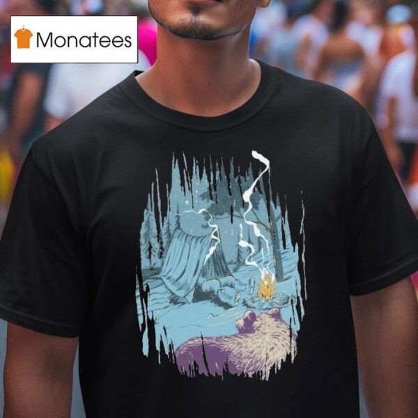 Passed Out In A Tent Campfire Stories T Shirt