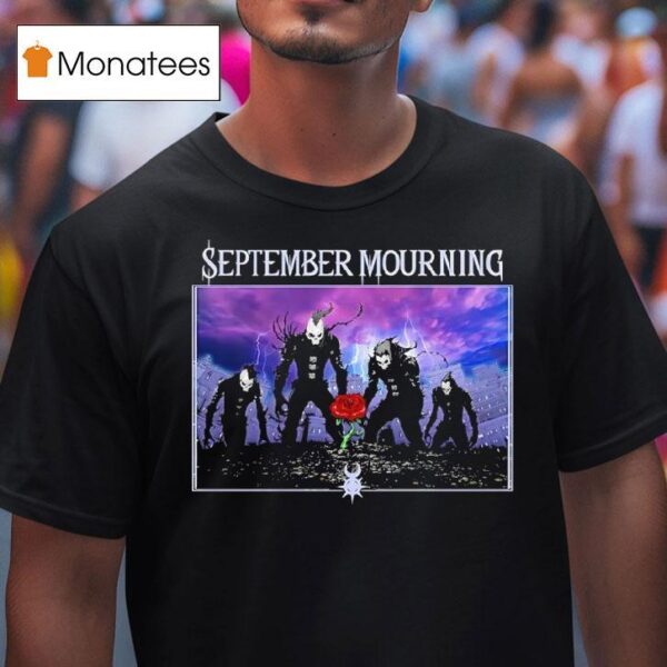 Reaper Rose September Mourning Graphic T Shirt
