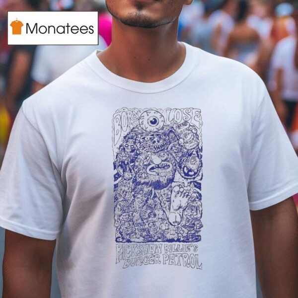 Rickshaw Billie S Burger Patrol Acid Monster T Shirt