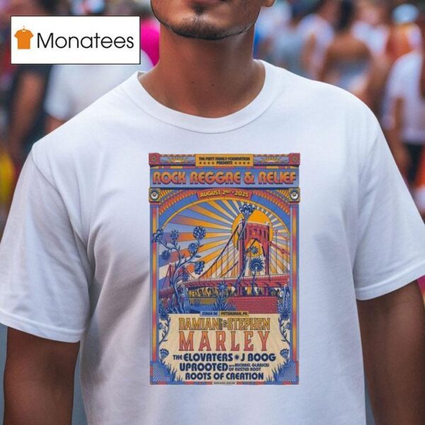 Rock Reggae Relief Festival In Pittsburgh T Shirt