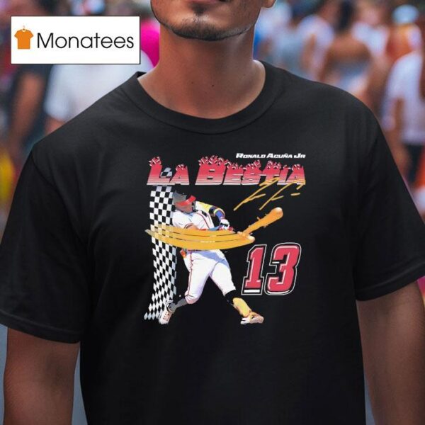 Ronald Acuna Jr La Besta Atlanta Braves Baseball T Shirt