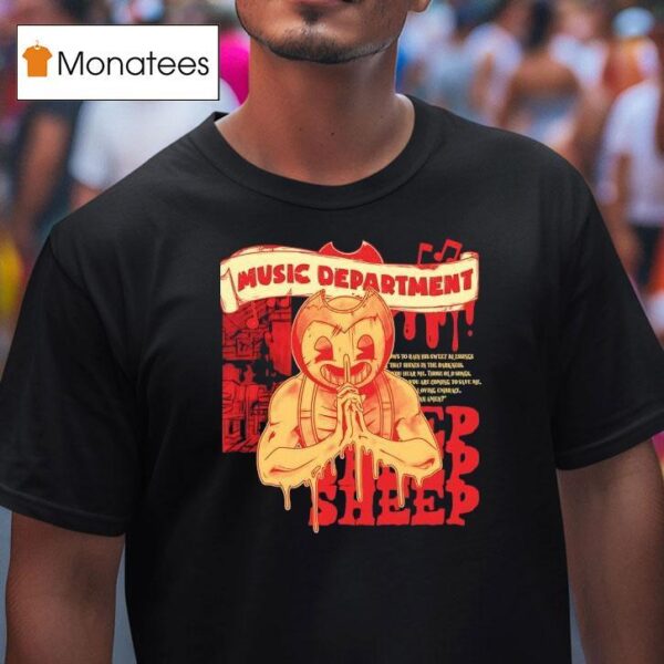 Sammy S Sheep Music Department Horror T Shirt