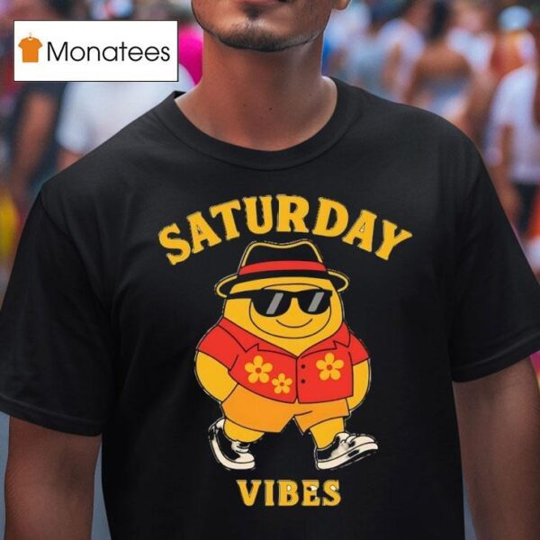 Saturday Vibes Cartoon T Shirs T Shirt