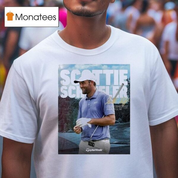 Scottie Scheffler Claimed Fifth Pga Tour Win During The Final Round Of The Bmw Championship T Shirt