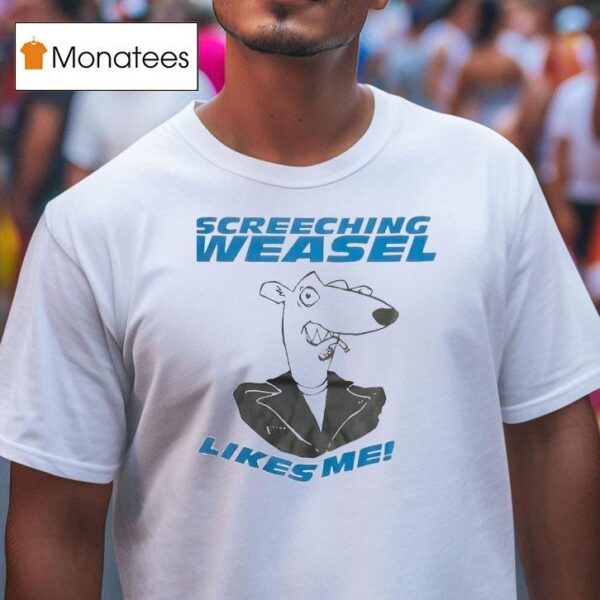 Screeching Weasel Likes Me T Shirt