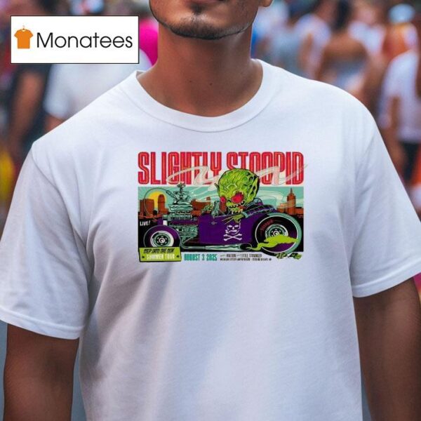 Slightly Stoopid Step In The Sun Summer Tour Ford Idaho Center Amphitheater Nampa Id July T Shirt