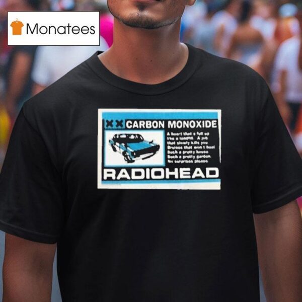 Slowly Slowly Radiohead Carbon Patch T Shirt