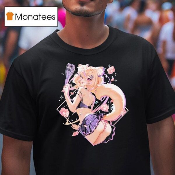 Squchan Chef S Kiss Space Cat Anime T Shirt