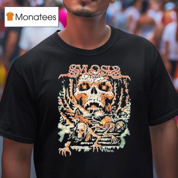 Sylosis Summer Tour Skull Skeleton T Shirt