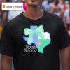 Texas Strong Green Bow T Shirt