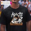 The Adicts Viva La Revolution Skull T Shirt