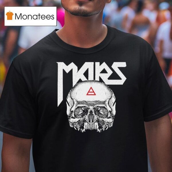 Thirty Seconds To Mars A Beautiful Lie Th Anniversary Triad Skull T Shirt