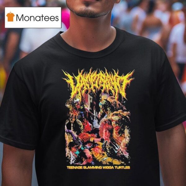 Vampirecunt Nage Slamming Wigga Turtles T Shirt