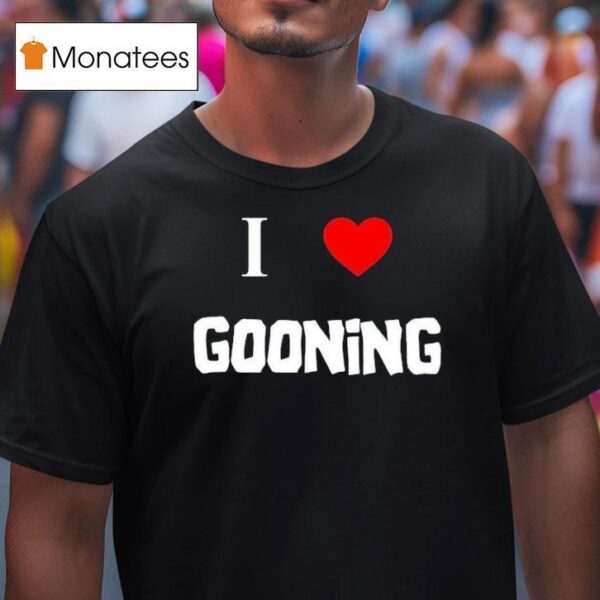 Vegetable Chopping Channel I Love Gooning T Shirt