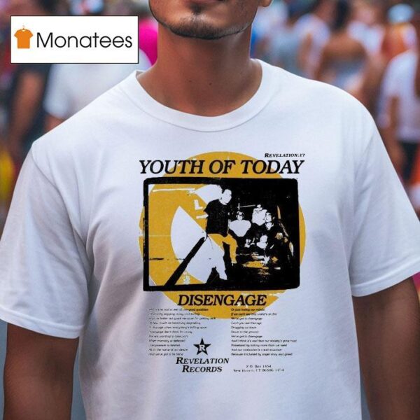 Youth Of Today Disengage Revelation T Shirt