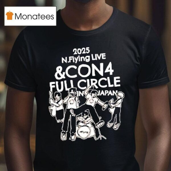 Nflying Live And Con Full Circle In Japan T Shirs T Shirt