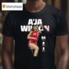A Ja Wilson Pts Reb Blk T Shirt