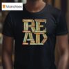 A Stack Of Books Creating The Word Read T Shirt