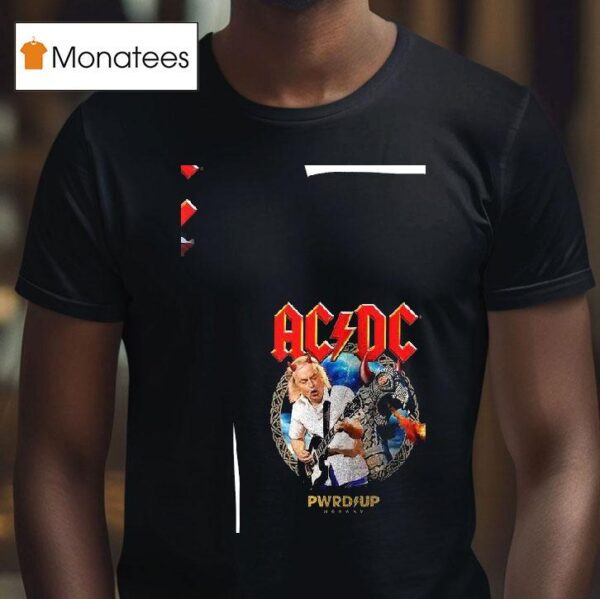 Acdc Oslo Pwr Up Event Tour T Shirt