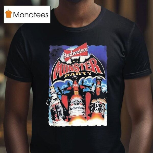 Budweiser Monster Party T Shirt