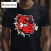 Bulldog Cleveland Browns T Shirt