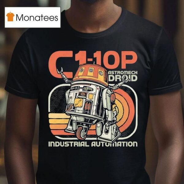 C P Astromech Droid Industrial Automation T Shirt