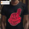 Cleveland Guardians With Stadium Vintage T Shirs T Shirt