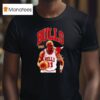 Dennis Rodman Chicago Bulls Basketball Signature T Shirt