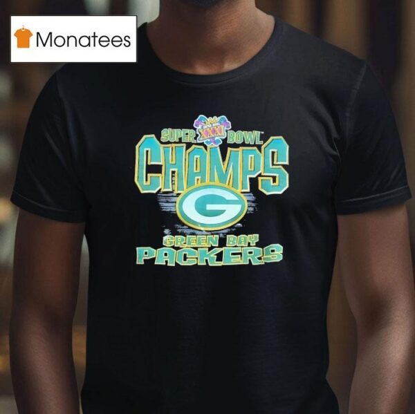 Green Bay Packers Super Bowl Xxxii Champs Vintage T Shirt
